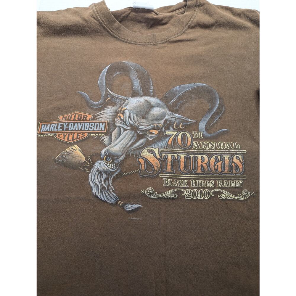 Harley Davidson 2010 sturgis graphic XXXL tee duel side graphics